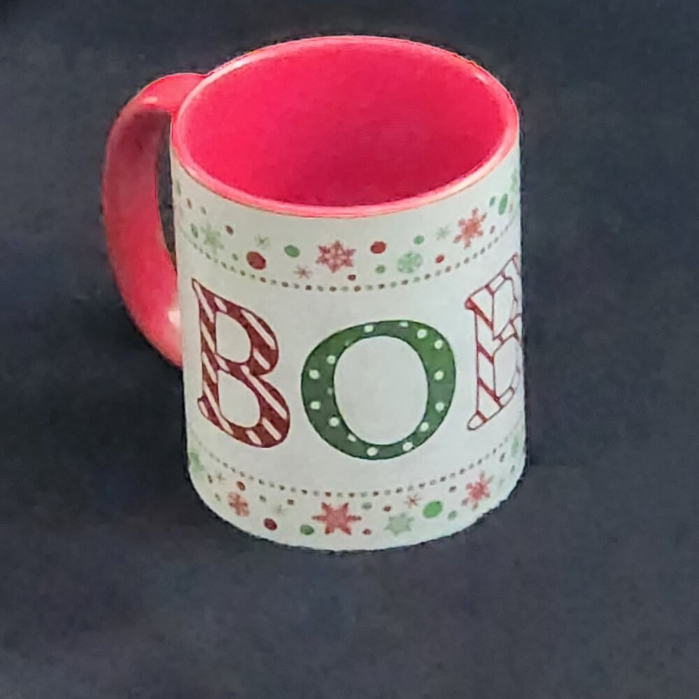 BOB S Personalized Holiday Mug "BOB S"